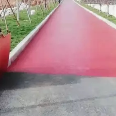 南通​ 彩色路面喷涂翻新是一种低成本
